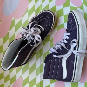 purple high top vans
